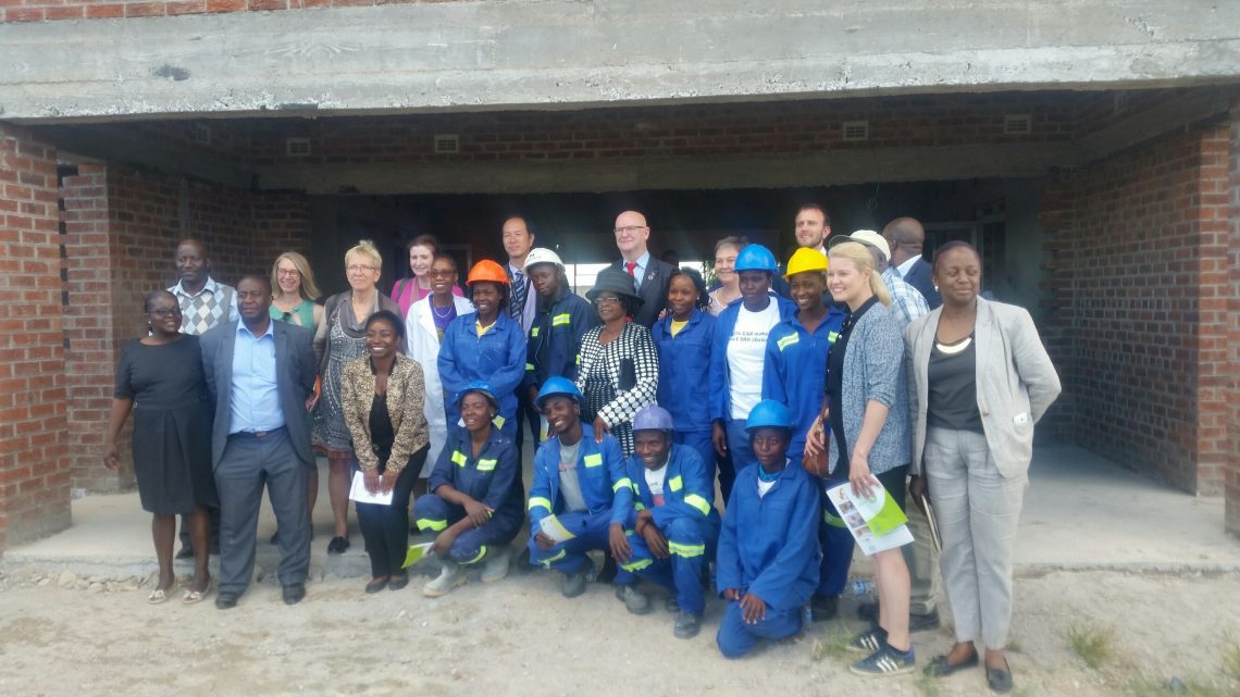 Swedish MPs tour Tariro Clinic and Youth Centre in Hopley