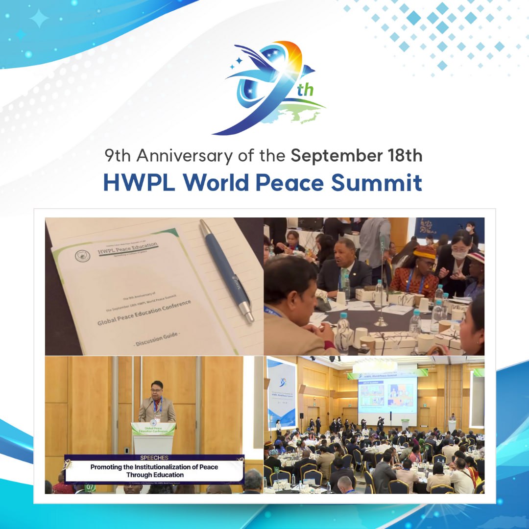 Thousands of Global Leaders Gathered in South Korea for Building Institutional Peace