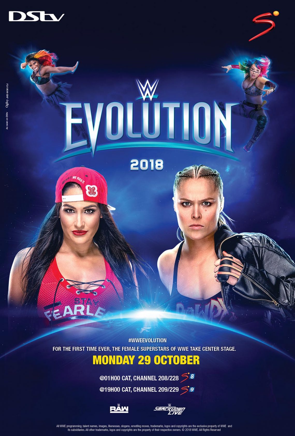 WWE Women’s Revolution as Evolution Hots Up – Live on DStv