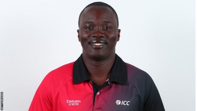Rusere becomes first black African to stand in Test match