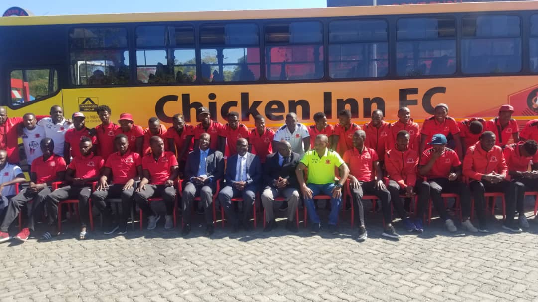 Going places: Chicken Inn FC receives brand new bus from Nyaradzo