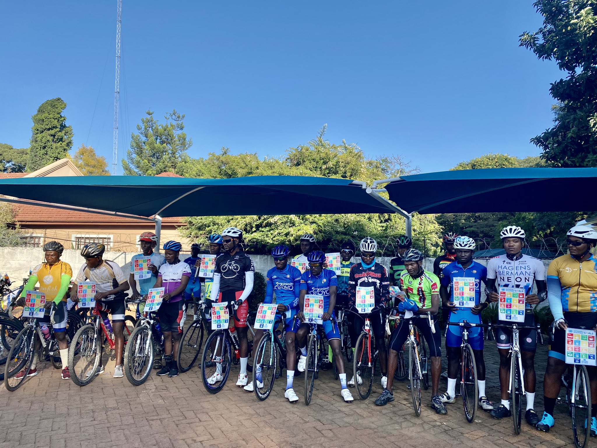 Zimbabweans embark on SDGS awareness raising through cycling