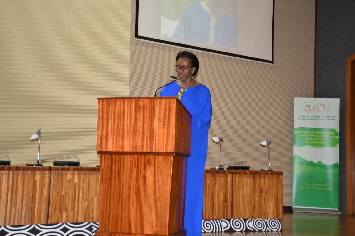 Rwanda’s First Lady joins PAP to support women’s fight against corruption