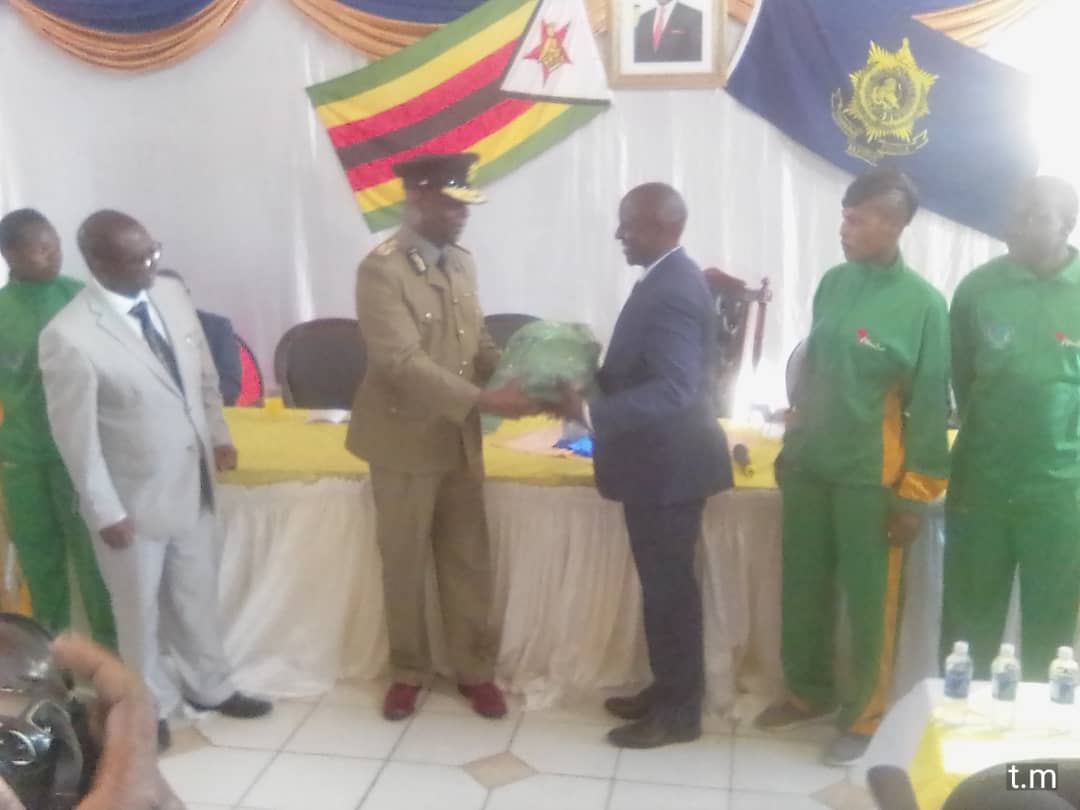Africa Bet donates 300 Tracksuits to ZRP