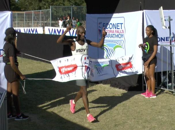 Gondwe, Chitoshi triumph at the 2019 Econet Victoria Falls Marathon