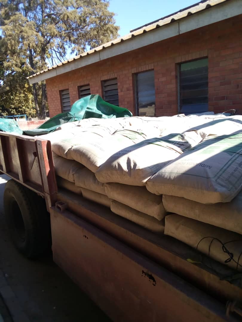 Amos Chibaya donates cement to schools in his constituency