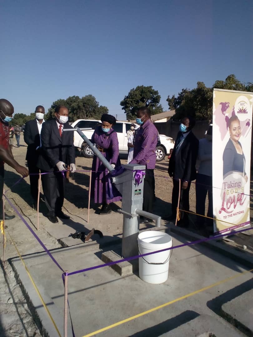 Chitungwiza residents get 2 boreholes from United Family International Church