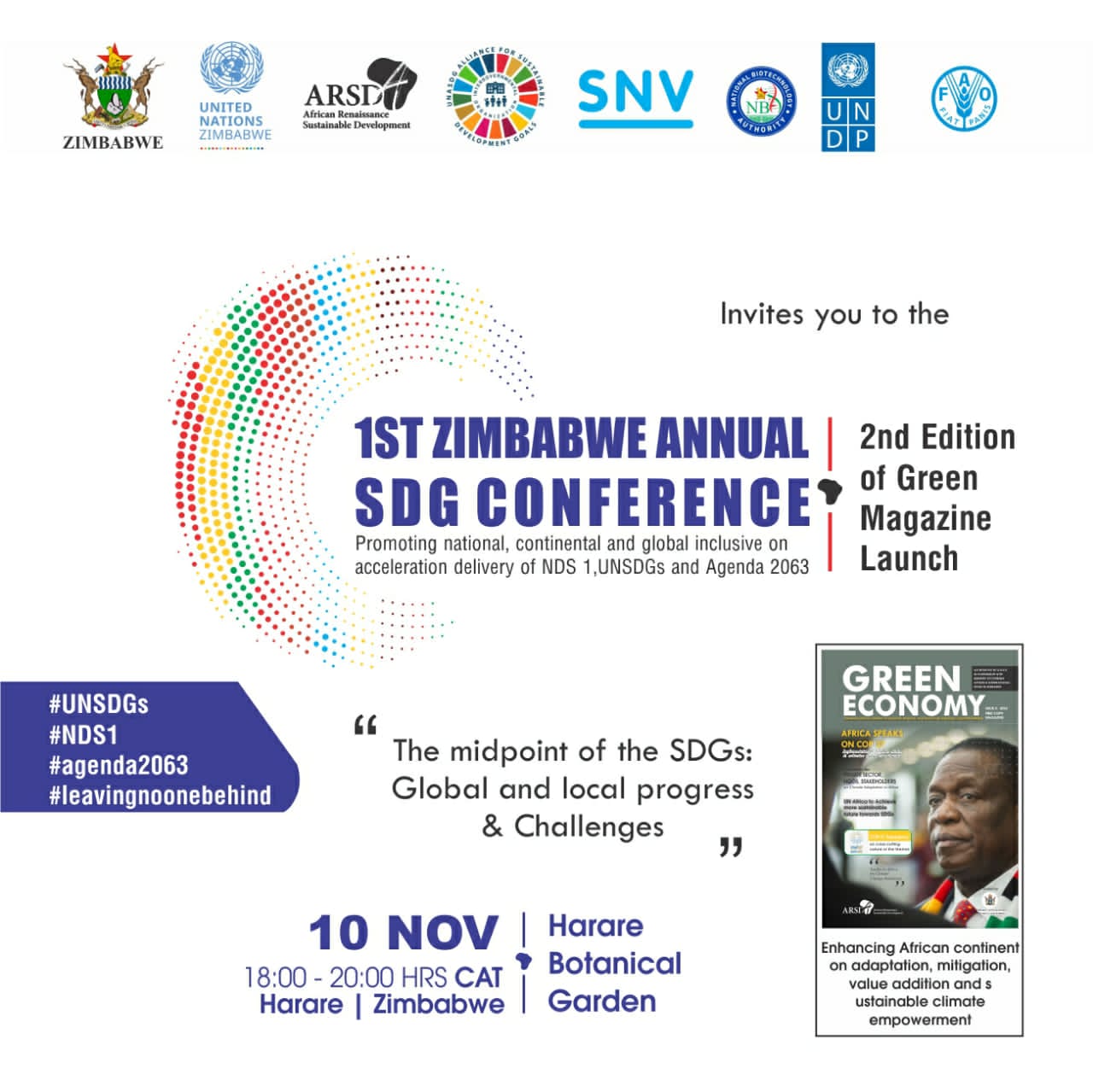 Zimbabwe to host SDGs Conference with Vision 2030 under the spotlight