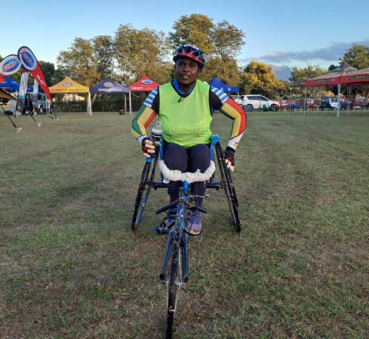 Paralympic Athlete Moleen Majoni Raises The Zimbabwe Flag High