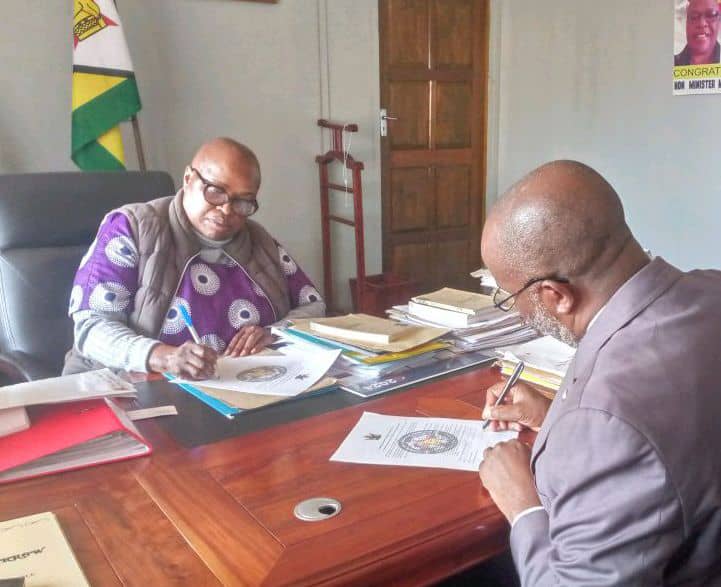 Addressing corruption: Minister Chombo signs integrity pledge