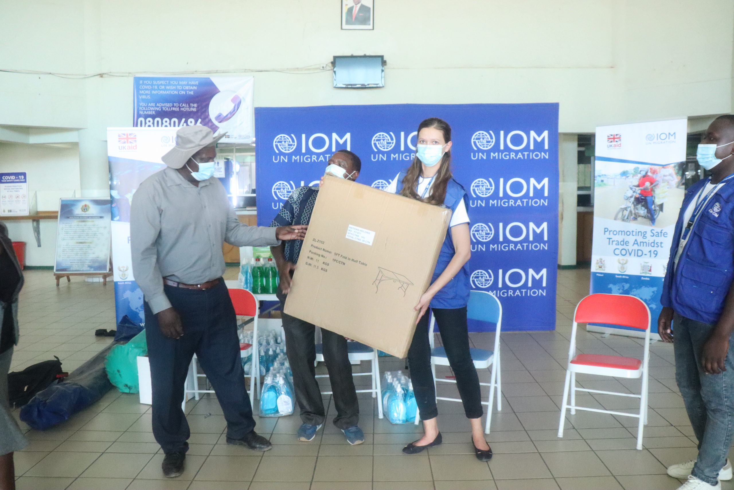 IOM and FCDO assisting Government to support Informal Cross-Border Traders to do business safely