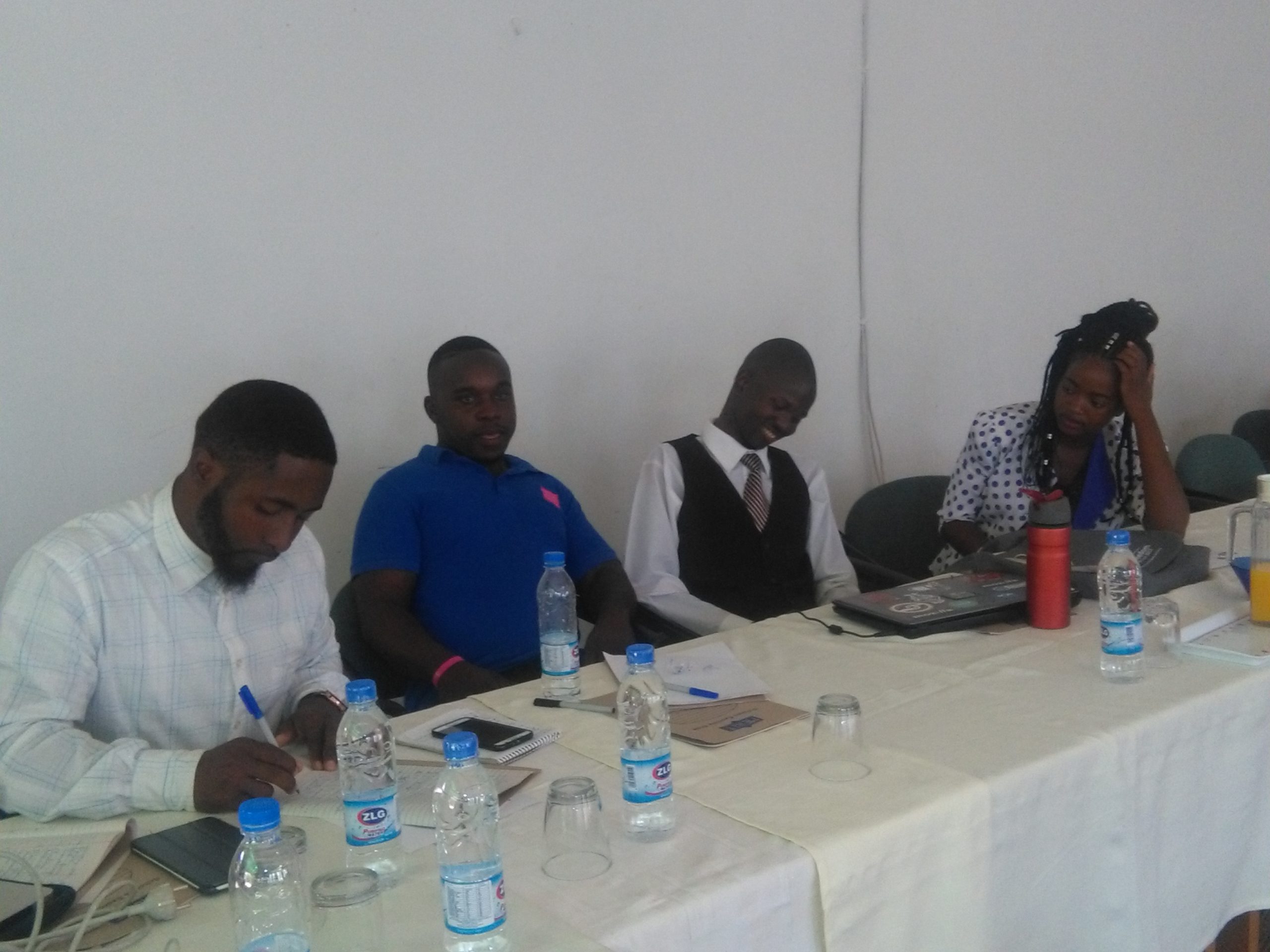 Adrian Munyoro among Zimbabwean youths for BULEMAZI
