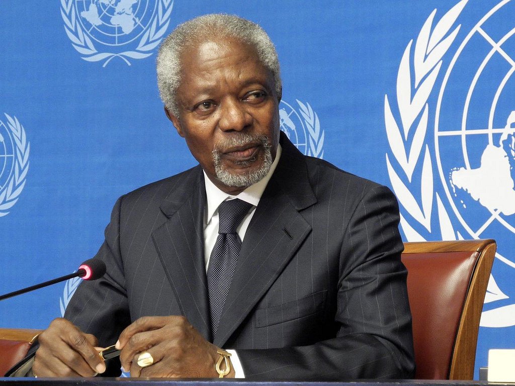 Kofi Annan was the United Nations