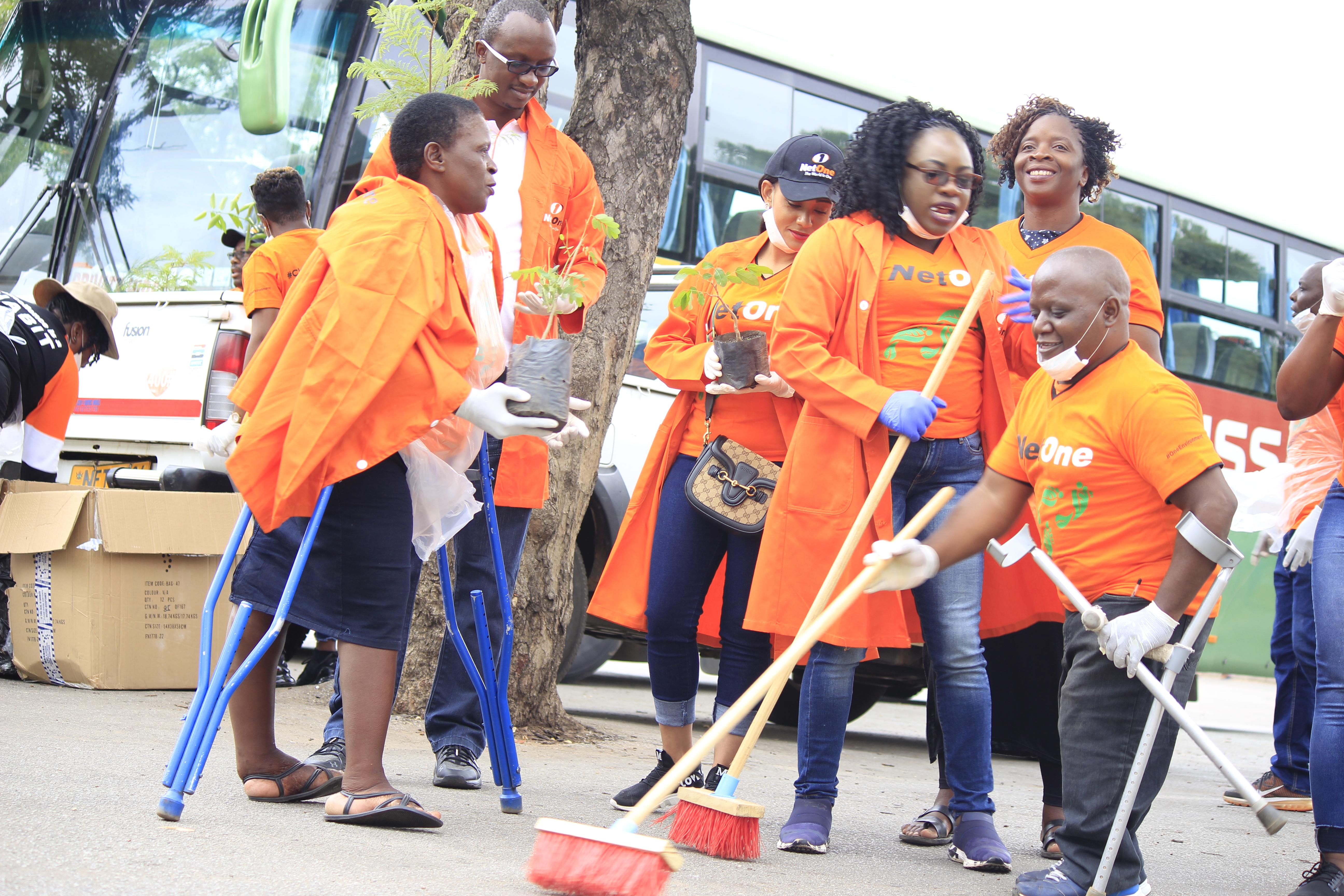 NetOne Partners Corporates in Environmental Campaign