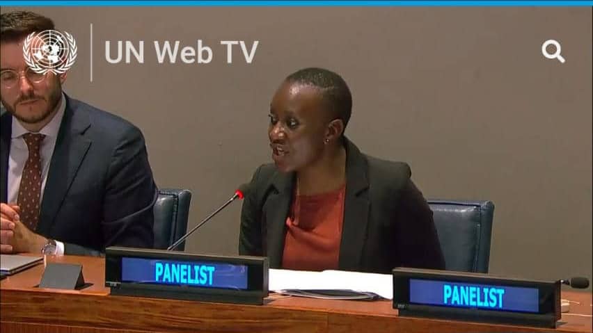 AU Youth Envoy addresses UN High-Level Conference of Heads of Counter-Terrorism Agencies