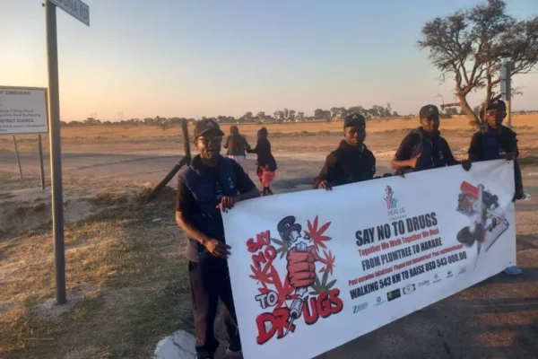 Heal Us Zimbabwe Launches Anti-Drug Walkathon from Plumtree to Harare