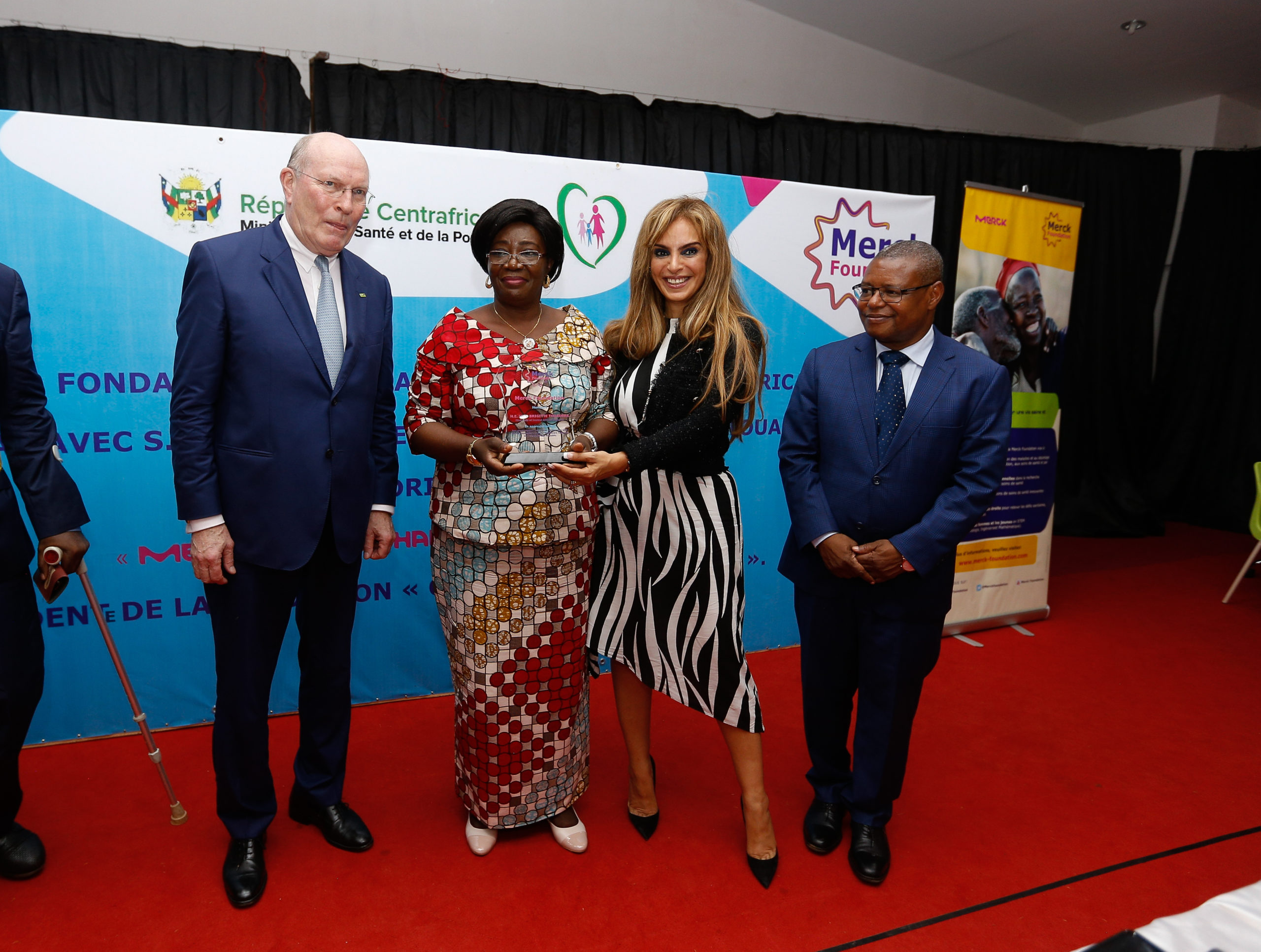 Merck Foundation honours the First Lady of Central African Republic