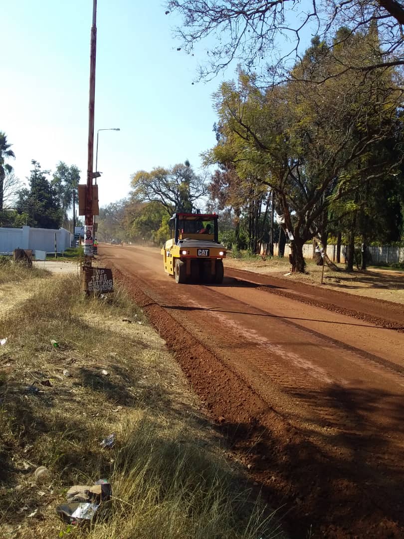 Road rehabilitation in full throttle at Harare City