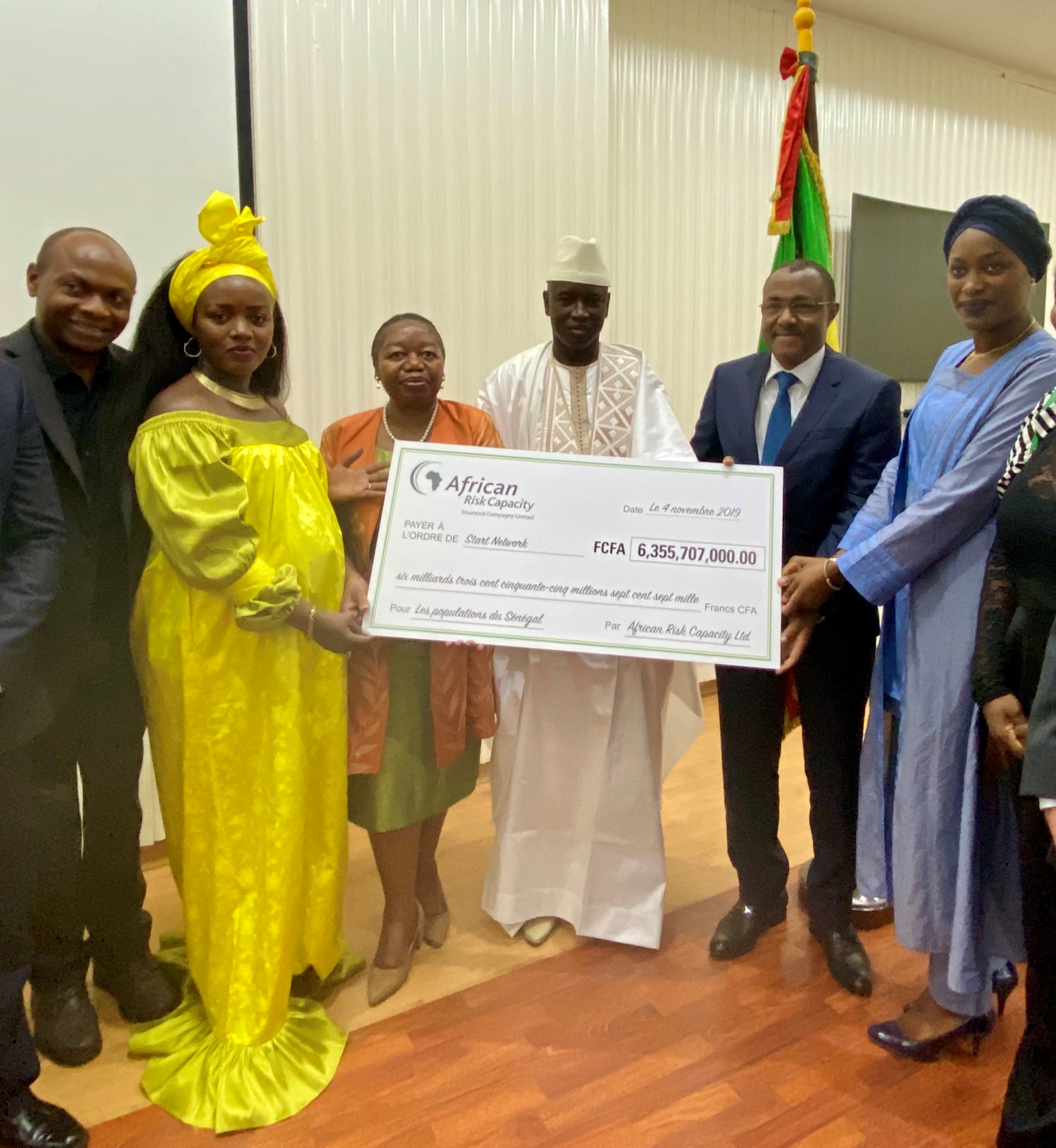 Senegal Receives US$23.1m From African Risk Capacity Insurance Limited Cheque for Drought Response