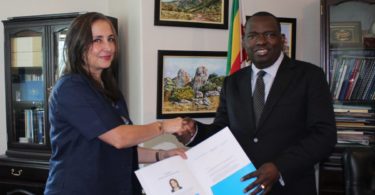 New UNICEF Representative in Zimbabwe presents credentials