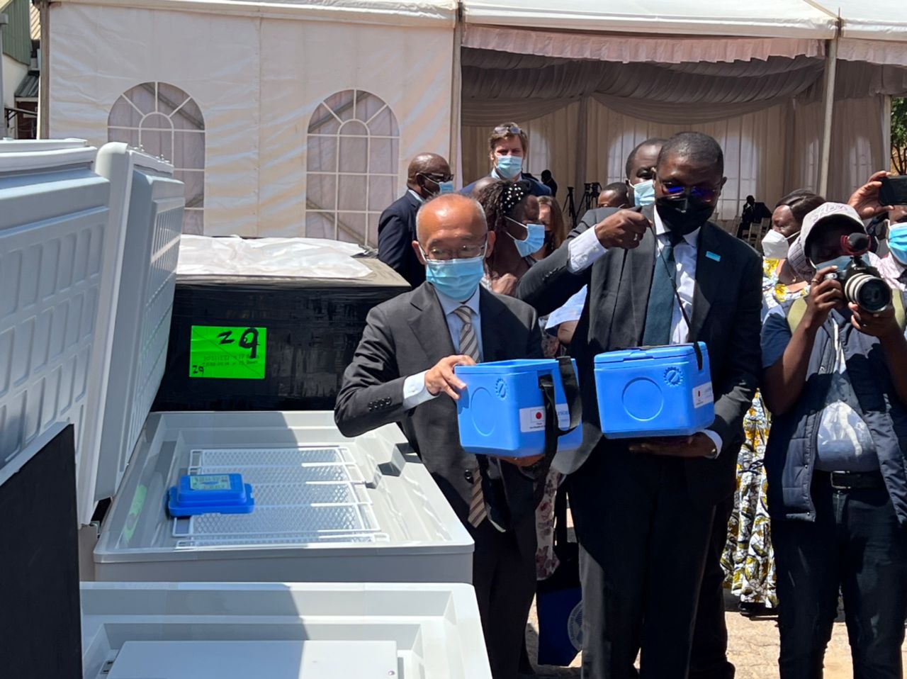 Japan supports cold chain equipment to bolster Zimbabwe’s COVID-19 vaccine programme