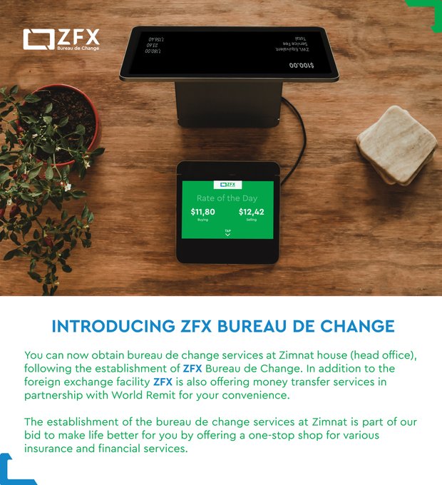 Zimnat launches ZFX Bureau de Change