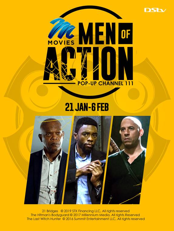 DStv runs M-Net Movies Men of Action pop-up channel